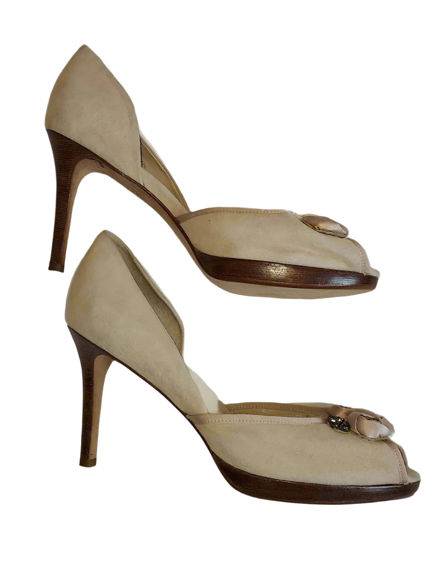 Talbots Suede Heels - Size 9.5